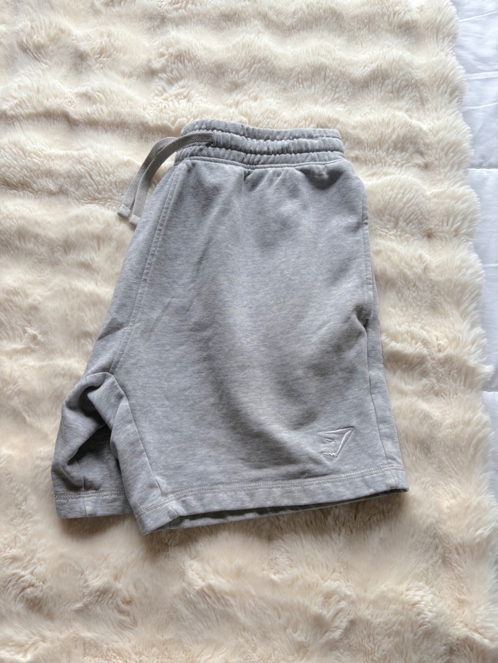 Gymshark Grey Athletic Drawstring Sweat Shorts • Size M